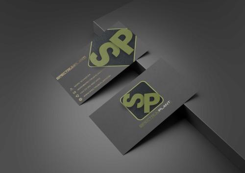 our work spectrumplant business card image